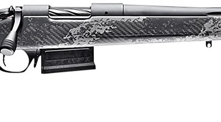 Bergara Rifles B14S751 B-14 Crest 308 Win 3+1 20" Fluted/Threaded, Sniper Gray Cerakote Barrel/Rec, Monte Carlo Carbon Fiber Stock with Black & Gray Splatter, Omni Muzzle Brake