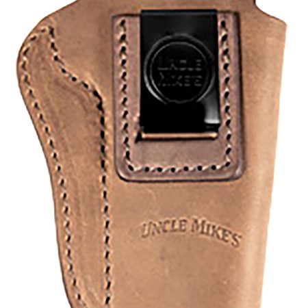 Uncle Mikes-leather(1791) UMIWB6BRWA Inside the Waistband  IWB, Size 06, Brown Leather, Belt Clip Fits 1911 5", Right Hand