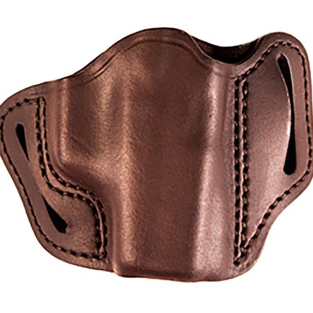 Uncle Mikes-leather(1791) UMOWB1BRWR Outside The Waistband  OWB Size 01 Brown Leather Belt Slide Fits Springfield Hellcat Right Hand