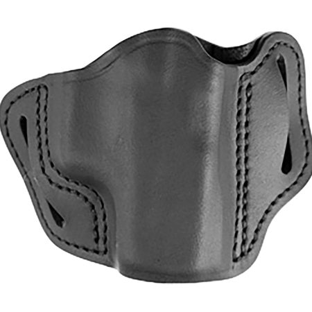 Uncle Mikes-leather(1791) UMOWB1MBLR Outside The Waistband  OWB Size 01 Matte Black Leather Belt Slide Fits Springfield Hellcat Right Hand