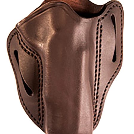 Uncle Mikes-leather(1791) UMOWB3BRWR Outside The Waistband Holster OWB Size 03 Brown Leather Belt Slide Fits 1911 5" Right Hand