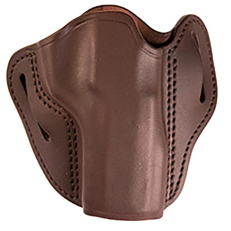 Uncle Mikes-leather(1791) UMOWB4BRWR Outside The Waistband Holster OWB Size 04 Brown Leather Belt Slide Fits Sig P320 Right Hand