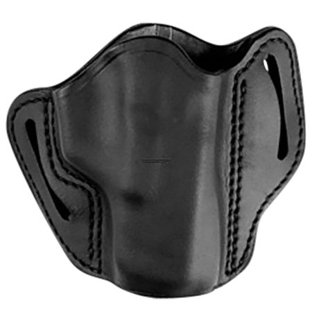 Uncle Mikes-leather(1791) UMOWB4MBLR Outside The Waistband  OWB Size 04 Matte Black Leather Belt Slide Fits Sig P320 Right Hand