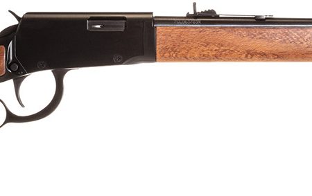 Rossi RL22W201WD Rio Bravo  Lever Action 22 WMR 12+1 20" Round Barrel, Polished Black Metal Finish, German Beechwood Stock