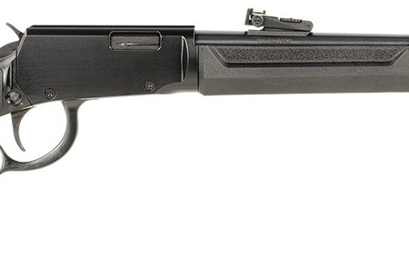 Rossi RL22W201SY Rio Bravo  Lever Action 22 WMR 12+1 20" Round Barrel, Black, Polished Rec/Barrel, Synthetic Stock, Fiber Optic Sights