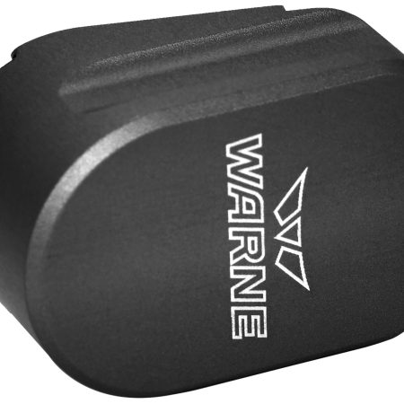 Warne 3306 Magazine Extension  Black, +3 (9mm Luger), +4 (40S&W), for S&W M&P 9/40