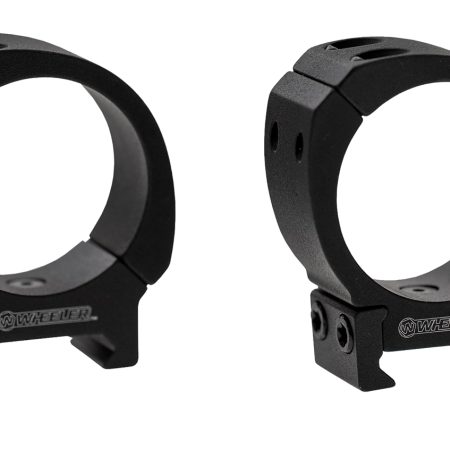 Wheeler 1133753 Sporter Scope Rings  Black 34mm Low