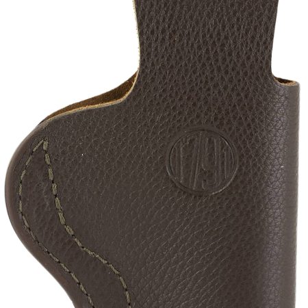 1791 Gunleather FCD4BRWL Fair Chase  IWB Size 04 Brown Leather Deer Hide Belt Clip Fits Glock 17/19 Left Hand