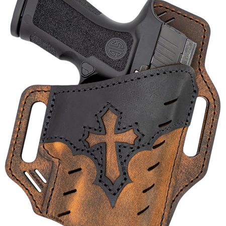 Versacarry UGA3BRN Guardian Arc Angel Edition OWB Size 03 Black/Brown Leather Belt Slide Right Hand