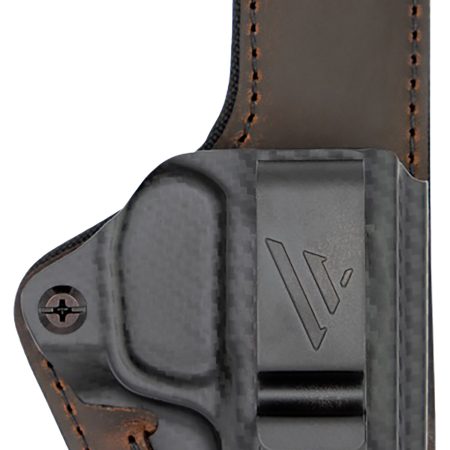 Versacarry CFC211G19 Comfort Flex Custom IWB Brown Polymer Belt Clip Fits Glock 19 Right Hand