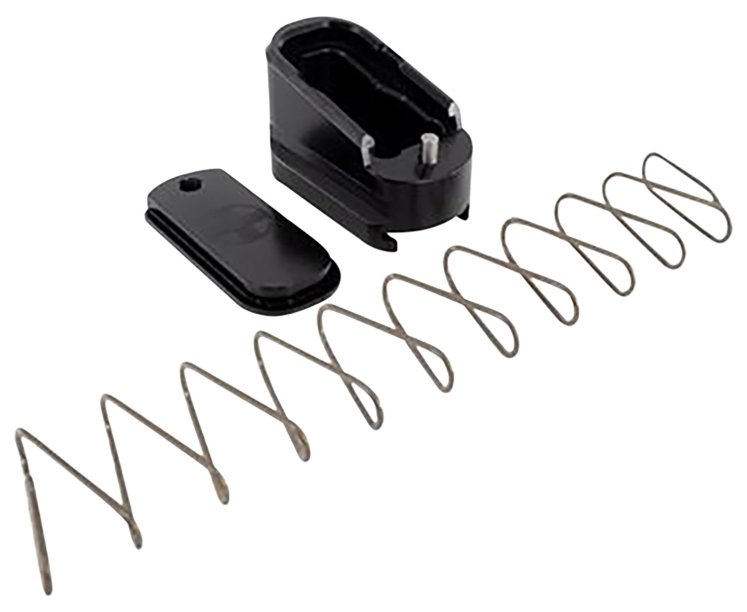 Shield Arms G43ME2BLK Magazine Extension +2 Extended 2rd Compatible w/Glock 43, Black Anodized Aluminum