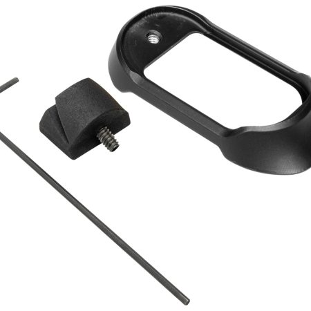 Shield Arms G43X48MAGWELLPRMBLK Premium Magwell  Compatible w/Glock 43X/48, Black Anodized Aluminum