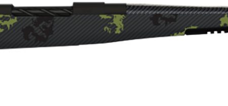 Fierce Firearms ROG7PRC20BFF Carbon Rogue  Full Size 7mm PRC 3+1 20" Hand Lapped/Match Grade Threaded Barrel, Black Cerakote Steel Receiver, Forest Camo Fierce Rogue Carbon Fiber Stock