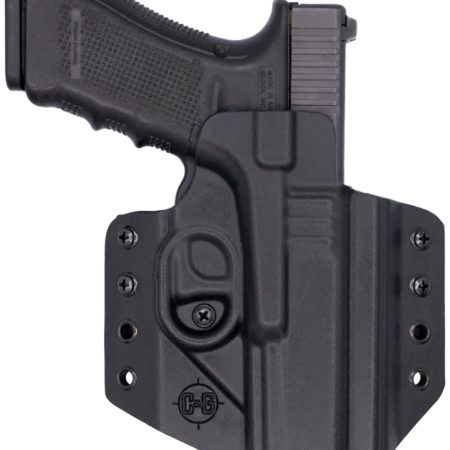C&G Holsters 0000100 Covert  OWB Black Kydex Belt Loop Glock 17/22/47