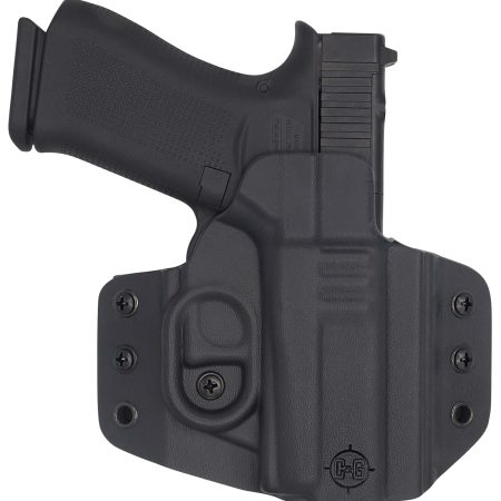 C&G Holsters 0060100 Covert  OWB Black Kydex Belt Loop Glock 43/43X/MOS