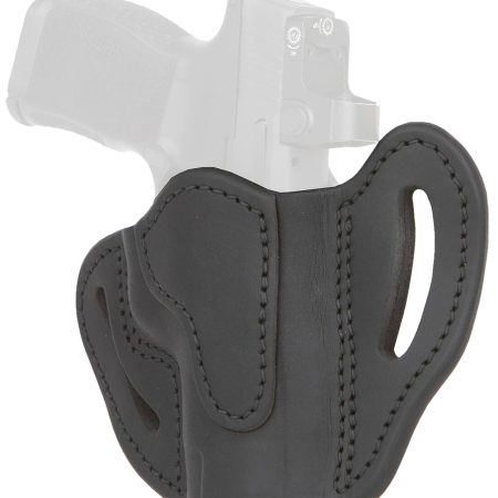 1791 Gunleather ORBHCMAXSBLR BHC MAX Optic Ready OWB Compact Stealth Black Leather Belt Slide Compatible w/Sig P365 XL/Glock 48 Right Hand