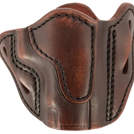 1791 Gunleather ORBHCMAXVTGR BHC MAX Optic Ready OWB Compact Vintage Leather Belt Slide Compatible w/Sig P365 XL/Glock 48 Right Hand