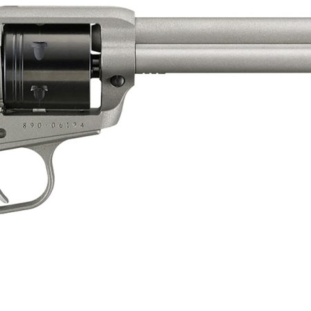 Ruger 2039 Wrangler  22 LR 6 Shot 7.50" Silver Cerakote Steel Barrel, Silver Cerakote Aluminum Frame, Black Cerakote Cylinder, Black Checkered Polymer Grip, Transfer Bar Safety, Exposed Hammer