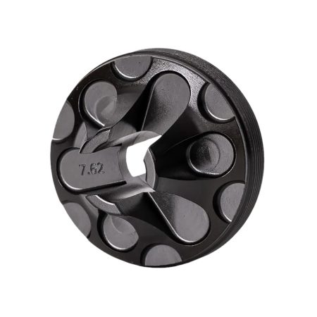 Rugged Suppressors FC006 Flash Hider Front Cap  7.62mm, Black Steel for Some Rugged Suppressors