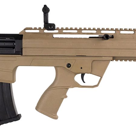 Tokarev USA 21000128 TBP  12 Gauge 3" 5+1 18.50", FDE, Cheek Riser Compatible Bull-Pup Stock, Flip-Up Sights, 3 Chokes