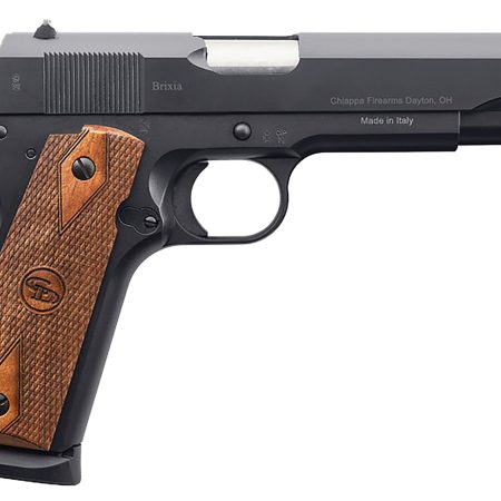 Charles Daly 440169 1911 Field Grade 9mm Luger 10+1, 5" Stainless Steel Barrel, Black Serrated Steel Slide, Black Steel Frame w/Beavertail, Walnut Diamond Checkered Grip