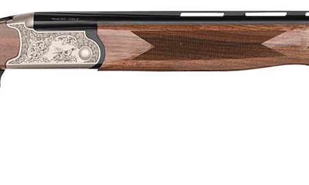 Charles Daly 930344 202A  Full Size 28 Gauge Break Open 3" 2rd 26" Blued Vent Rib Barrel, Silver Engraved Aluminum Receiver, Checkered Walnut Stock