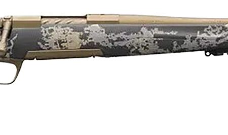 Browning 035582299 X-Bolt Mountain Pro Burnt Bronze SPR 6.8 Western 3+1 20" Fluted, Burnt Bronze Cerakote Barrel/Rec, Carbon Fiber Stock With Accent Graphics, Recoil Hawg Muzzle Brake