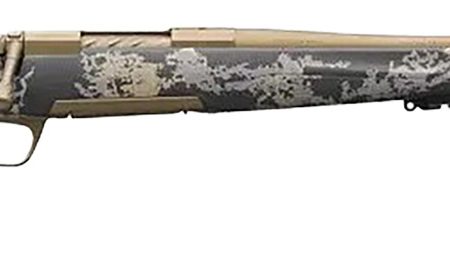 Browning 035582298 X-Bolt Mountain Pro Burnt Bronze SPR 7mm PRC 4+1 20" Fluted, Burnt Bronze Cerakote Barrel/Rec, Carbon Fiber Stock With Accent Graphics, Recoil Hawg Muzzle Brake