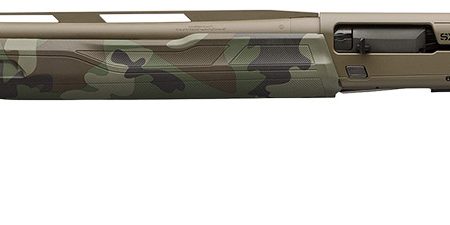 Winchester Repeating Arms 511313291 SX4 Hybrid Hunter 12 Gauge 3.5" Chamber 4+1 2.75" 26", FDE Cerakote Rec/Barrel, Woodland Camo Furniture, Fiber Optic Front Sight Left Hand