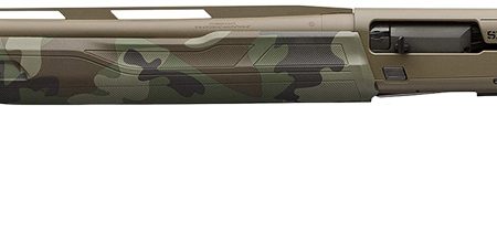 Winchester Repeating Arms 511313292 SX4 Hybrid Hunter 12 Gauge 3.5" Chamber 4+1 2.75" 28", FDE Cerakote Rec/Barrel, Woodland Camo Furniture, Fiber Optic Front Sight Left Hand