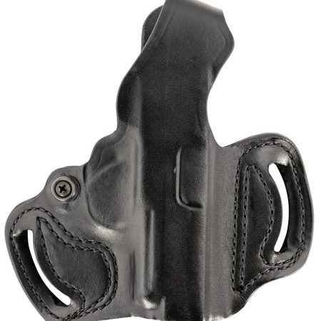 DeSantis Gunhide 085BA8JZ0 Thumb Break Mini Slide OWB Black Leather Belt Slide Fits Sig P365 Belt 1.75" Wide Right Hand