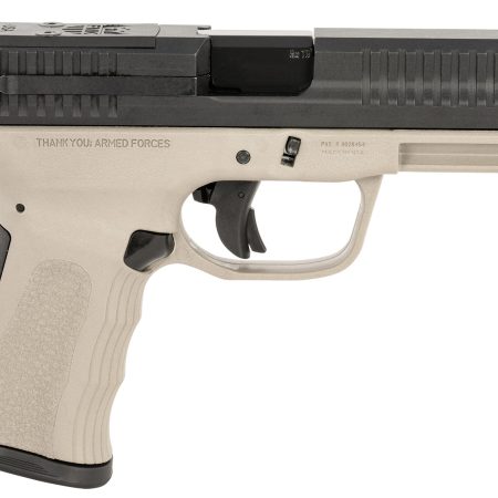 FMK FMKG49TG G3  9mm Luger 14+1 4" Stainless Steel Barrel, Black Optic Cut/Serrated Carbon Steel Slide, Titanium Gray Polymer Frame w/Picatinny Rail, Black Backstrap Grip