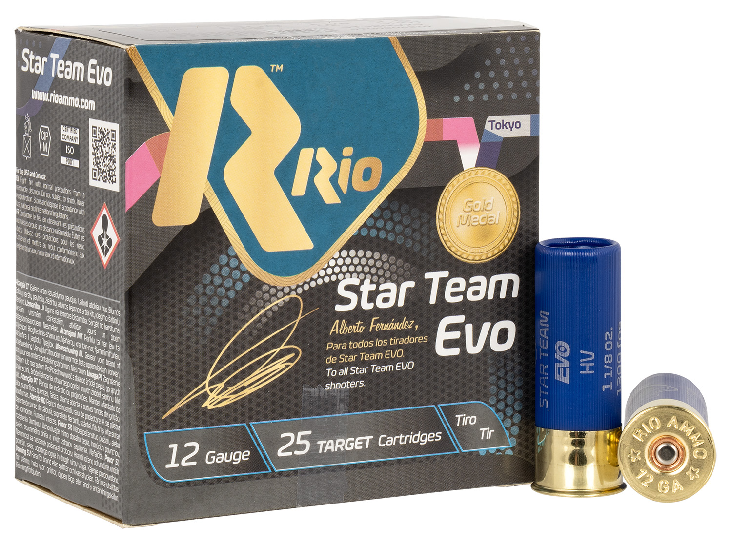 Rio Ammunition ST32HV75 Star Team EVO High Velocity 12 Gauge 2.75" 1 1/8 oz 7.5 Shot 25 Per Box/ 10 Case