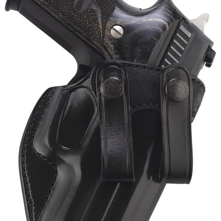 Galco SUM270B Summer Comfort  IWB Black Leather Belt Loop Fits Browning Hi-Power/Springfield SA-35/Girsan MC P35/Match Right Hand