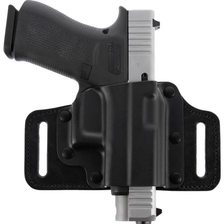Galco TS870RB TacSlide  OWB Black Kydex/Leather Belt Slide Fits Sig P365/X/XL/Spectre Comp Right Hand