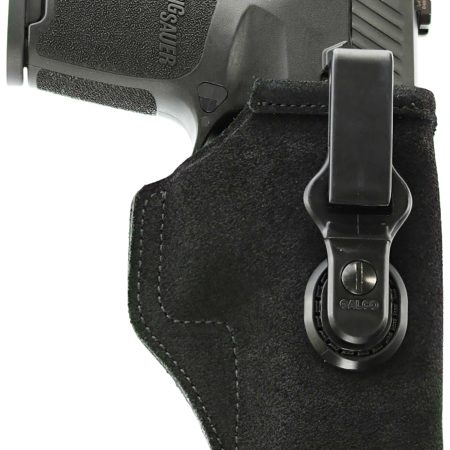 Galco TUC890B Tuck-N-Go 2.0 IWB Black Leather UniClip/Stealth Clip Fits Ruger Max-9 Ambidextrous