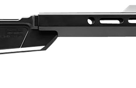 Sharps Bros SBC05 Heatseeker Rifle Chassis Stock 6061-T6 Aluminum w/Black Cerakote Finish, 14" M-Lok Handguard, Fits Ruger American Rifle Ranch Short Action