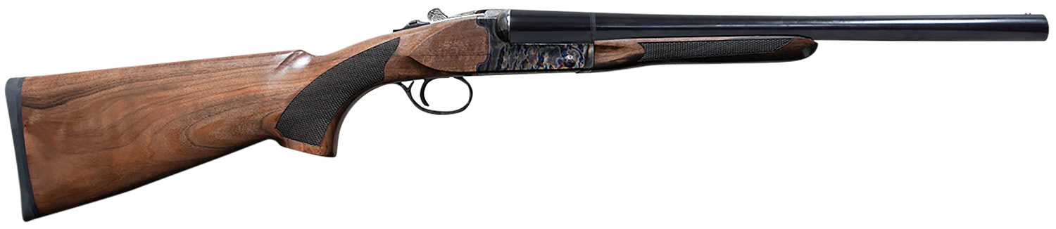 Citadel CITSBS1218HT Coach 12 Gauge 3" Chamber 2rd 18.50" Blued Barrel, Heat Tempered Rec, Fixed Walnut Stock, Bead Sight