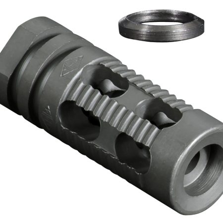 Yankee Hill 285M2 Phantom Comp/Brake with Smooth End, 1/2"-28 tpi Threads 2.25" OAL for 5.56mm