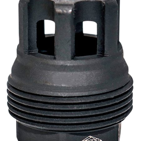 Yankee Hill 4401MB28 sRx QD Mini Muzzle Brake Black Phosphate Steel with 1/2"-28 tpi, 9mm, 1.10" OAL & 9.375" Diameter for sRx Adapters