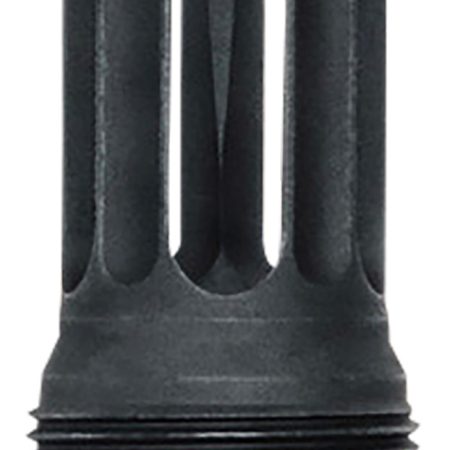 Yankee Hill 440528 sRx Q.D. Flash Hider Long Black Phosphate Steel with 1/2"-28 tpi, 9mm, 2.30" OAL & 9.375" Diameter for sRx Adapters