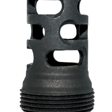 Yankee Hill 4405MB24 sRx Q.D. Muzzle Brake Long Black Phosphate Steel with 5/8"-24 tpi, 9mm, 2.30" OAL & 9.375" Diameter for sRx Adapters