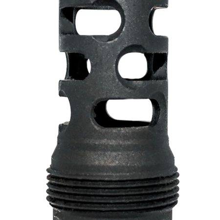 Yankee Hill 4405MB28 sRx Q.D. Muzzle Brake Long Black Phosphate Steel with 1/2"-28 tpi, 9mm, 2.30" OAL & 9.375" Diameter for sRx Adapters