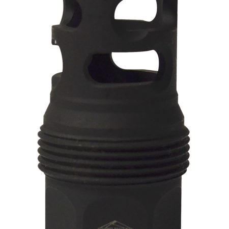 Yankee Hill 4445MB24 sRx Q.D. Muzzle Brake Short Black Phosphate Steel with 5/8"-24 tpi for sRx Adapters