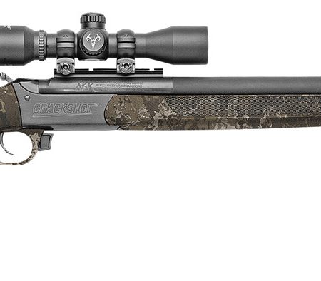 Traditions CRX6-2200625 Crackshot XBR Package 22 Cal/27 Long Cal 16.50"-20" Blued Barrel/Rec, Veil Wideland Stock Includes Two Barrels, 4x32 Scope, Three Firebolt Arrows