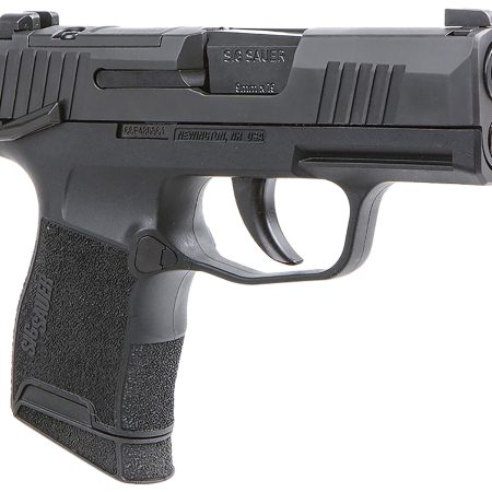 Sig Sauer 3659BXR3PMS P365 BXR Micro-Compact 9mm Luger 10+1, 3.10" Black Steel Barrel, Black Nitron Optic Ready/Serrated Slide, Black Stainless Steel Frame w/Picatinny Rail, Black Polymer Grips