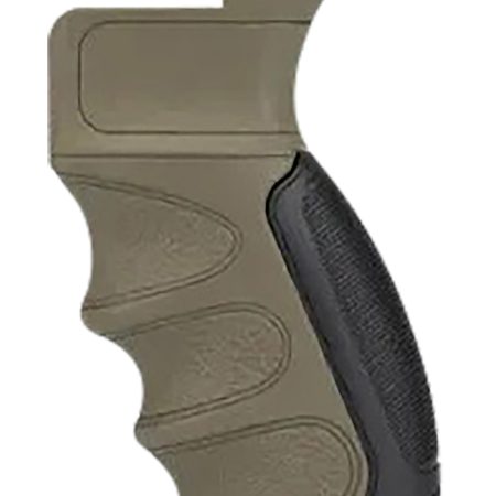 ATI Outdoors A5202347 X1  Flat Dark Earth Suregrip Rubber with Finger Grooves Fits AR Platform