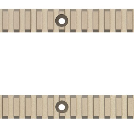 Q LLC TOPRAIL8.5IN12 The Fix Top Rail  Clear Coat Anodized Short Action 41.3 MOA