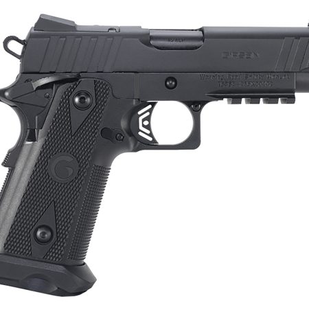 Girsan 395010 Witness2311  10mm Auto 15+1 4.25" Black Steel Barrel, Black Serrated Black Polymer Frame w/Beavertail & Picatinny Rail, Black Checkered Polymer Grip, Ambidextrous