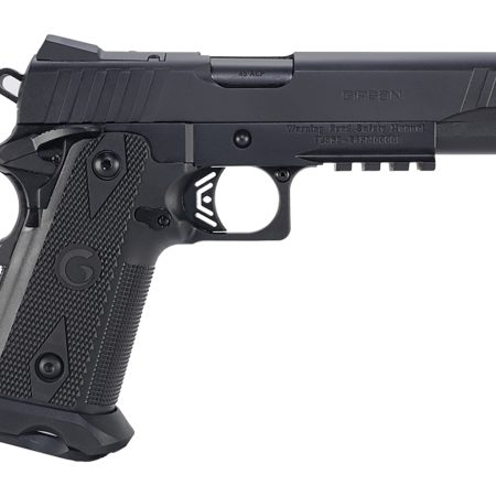 EAA 395040 Witness2311  45 ACP 11+1 5" Black Barrel, Black Serrated Slide & Polymer Frame w/Picatinny Rail & Beavertail Black Checkered Polymer Grips